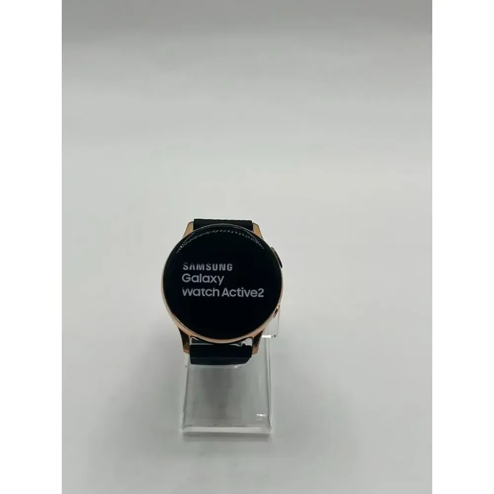 Samsung Galaxy Watch Active2 SM-R835U 40mm LTE Gold Dial Black Band 4gb
